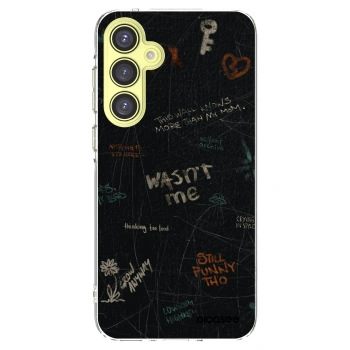 Picasee silikonowe przeźroczyste etui na Samsung Galaxy A35 5G A356B - CONFESSION