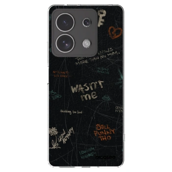 Picasee silikonowe przeźroczyste etui na Xiaomi Redmi Note 13 4G - CONFESSION
