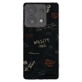 Picasee silikonowe przeźroczyste etui na Xiaomi Redmi Note 13 Pro 4G - CONFESSION