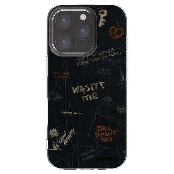 Picasee silikonowe przeźroczyste etui na Apple iPhone 16 Pro - CONFESSION