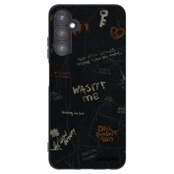 Picasee silikonowe czarne etui na Samsung Galaxy A05s A057G - CONFESSION