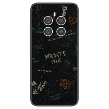 Picasee silikonowe czarne etui na Realme 12 Pro 5G - CONFESSION