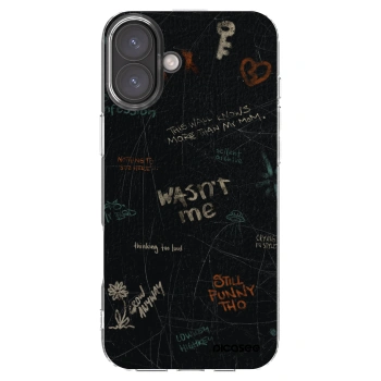 Picasee silikonowe przeźroczyste etui na Apple iPhone 16 Plus - CONFESSION