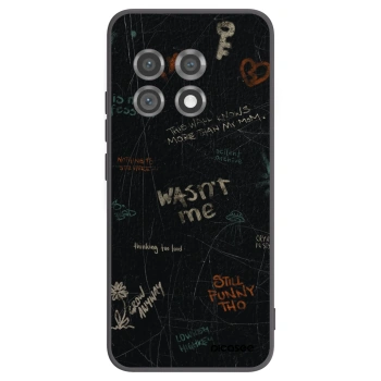 Picasee silikonowe czarne etui na OnePlus 11 5G - CONFESSION