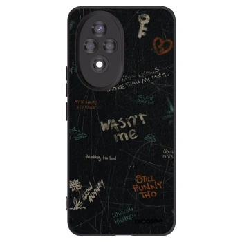 Picasee silikonowe czarne etui na Honor 200 Pro 5G - CONFESSION