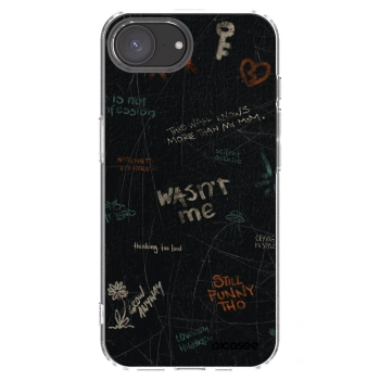 Picasee silikonowe przeźroczyste etui na Apple iPhone 16e - CONFESSION