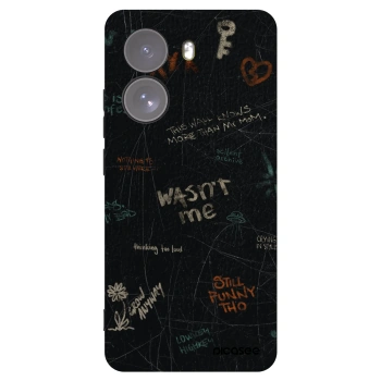 Picasee silikonowe czarne etui na Xiaomi Poco X7 - CONFESSION
