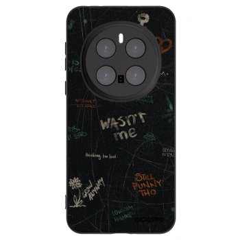 Picasee silikonowe czarne etui na Honor Magic7 Pro 5G - CONFESSION