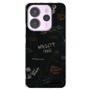 Picasee silikonowe przeźroczyste etui na Xiaomi Redmi Note 14 4G - CONFESSION