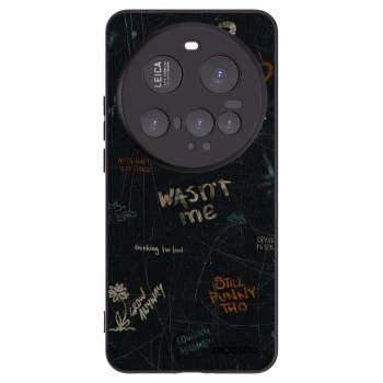 Picasee silikonowe czarne etui na Xiaomi 15 Ultra - CONFESSION
