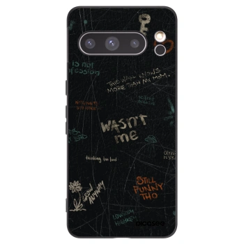 Picasee silikonowe czarne etui na Google Pixel 8 Pro - CONFESSION
