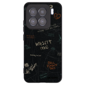 Picasee silikonowe czarne etui na Xiaomi 15 - CONFESSION