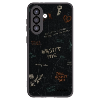 Picasee silikonowe czarne etui na Samsung Galaxy A26 5G A266B - CONFESSION