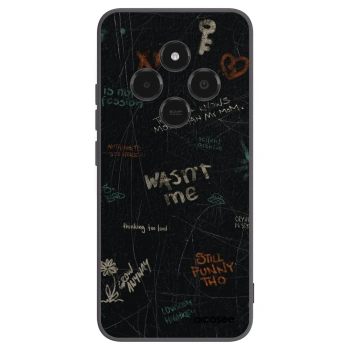 Picasee silikonowe czarne etui na Xiaomi Poco C75 - CONFESSION