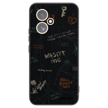 Picasee silikonowe czarne etui na Honor 400 5G - CONFESSION