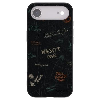 Picasee silikonowe czarne etui na Apple iPhone Air - CONFESSION