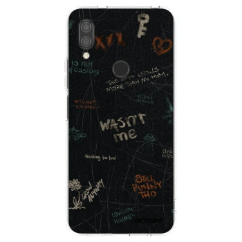 Picasee silikonowe przeźroczyste etui na Xiaomi Redmi 7 - CONFESSION
