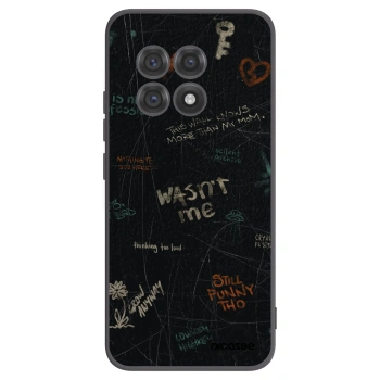 Picasee silikonowe czarne etui na OnePlus 13R 5G - CONFESSION