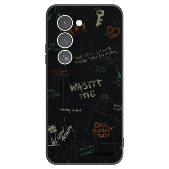 Picasee silikonowe czarne etui na Xiaomi Redmi 15 5G - CONFESSION