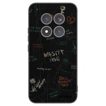 Picasee silikonowe czarne etui na Xiaomi Redmi Note 15 Pro+ - CONFESSION