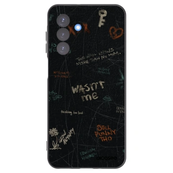 Picasee silikonowe czarne etui na Samsung Galaxy A17 5G - CONFESSION