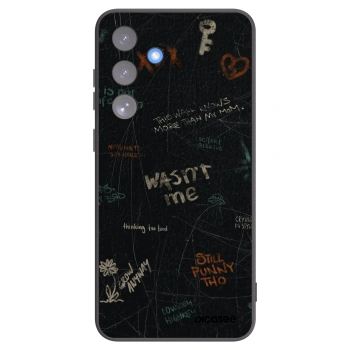 Picasee silikonowe czarne etui na Samsung Galaxy S25 FE 5G - CONFESSION