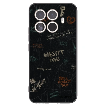 Picasee silikonowe czarne etui na Xiaomi 15T Pro - CONFESSION