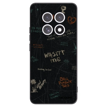Picasee silikonowe czarne etui na Xiaomi Redmi Note 15 4G - CONFESSION