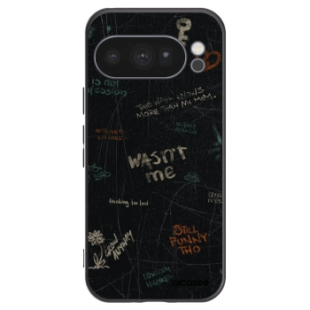 Picasee silikonowe czarne etui na Google Pixel 10 Pro - CONFESSION