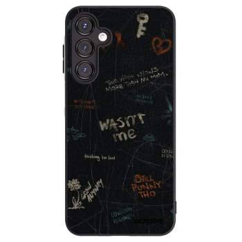 Picasee silikonowe czarne etui na Samsung Galaxy A16 4G - CONFESSION