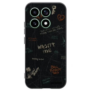 Picasee silikonowe czarne etui na Xiaomi 17 - CONFESSION