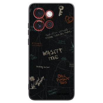 Picasee silikonowe czarne etui na Motorola Edge 60 Neo 5G - CONFESSION