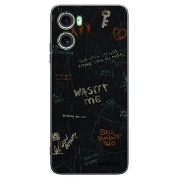 Picasee silikonowe czarne etui na Motorola Moto G06 - CONFESSION
