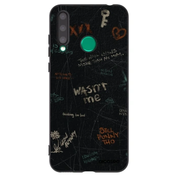 Picasee silikonowe czarne etui na Honor 20 Lite - CONFESSION