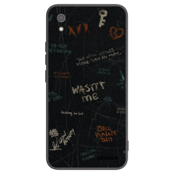 Picasee silikonowe czarne etui na Xiaomi Redmi 7A - CONFESSION