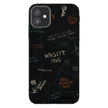 Picasee silikonowe przeźroczyste etui na Apple iPhone 11 - CONFESSION