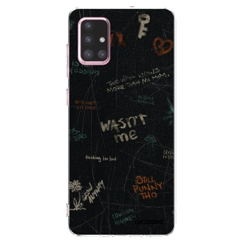 Picasee silikonowe przeźroczyste etui na Samsung Galaxy A71 A715F - CONFESSION