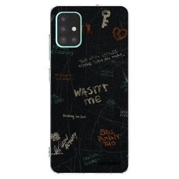 Picasee silikonowe przeźroczyste etui na Samsung Galaxy A51 A515F - CONFESSION
