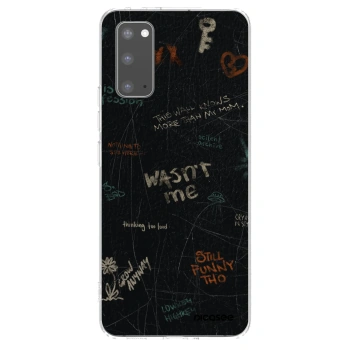 Picasee silikonowe przeźroczyste etui na Samsung Galaxy S20 G980F - CONFESSION