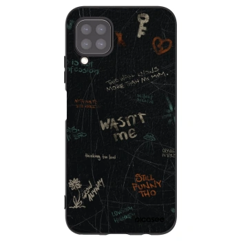 Picasee silikonowe czarne etui na Huawei P40 Lite - CONFESSION