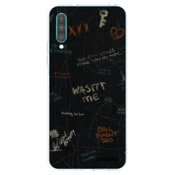 Picasee silikonowe przeźroczyste etui na Samsung Galaxy A30s A307F - CONFESSION