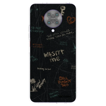 Picasee silikonowe przeźroczyste etui na Xiaomi Poco F2 Pro - CONFESSION