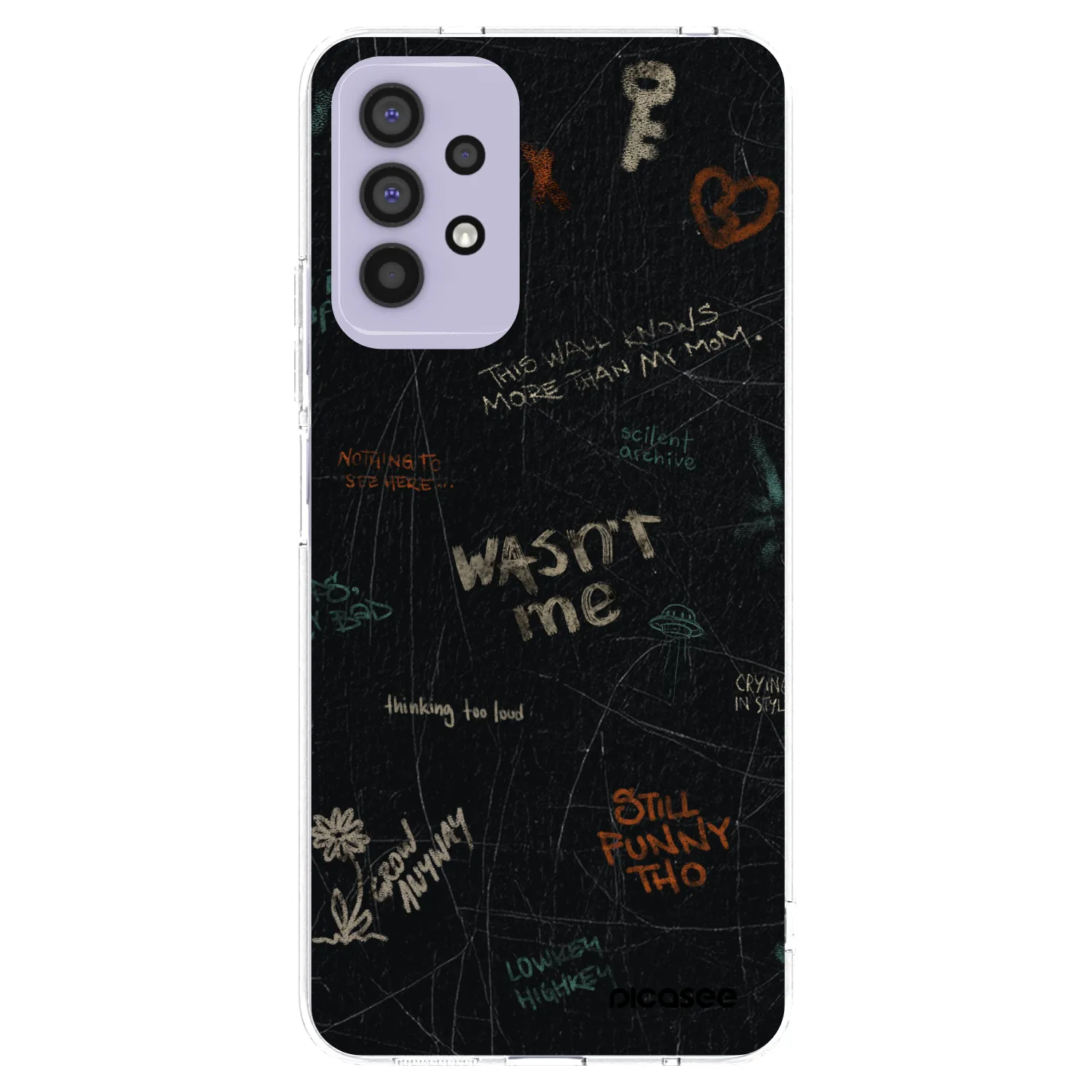 Picasee silikonowe przeźroczyste etui na Samsung Galaxy A32 4G SM-A325F - CONFESSION