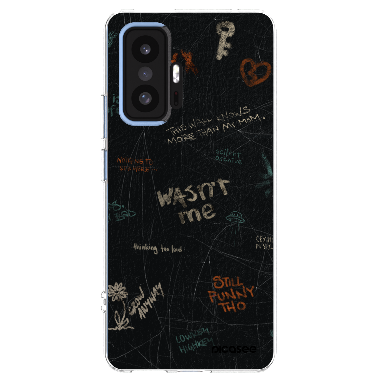 Picasee silikonowe przeźroczyste etui na Xiaomi 11T - CONFESSION