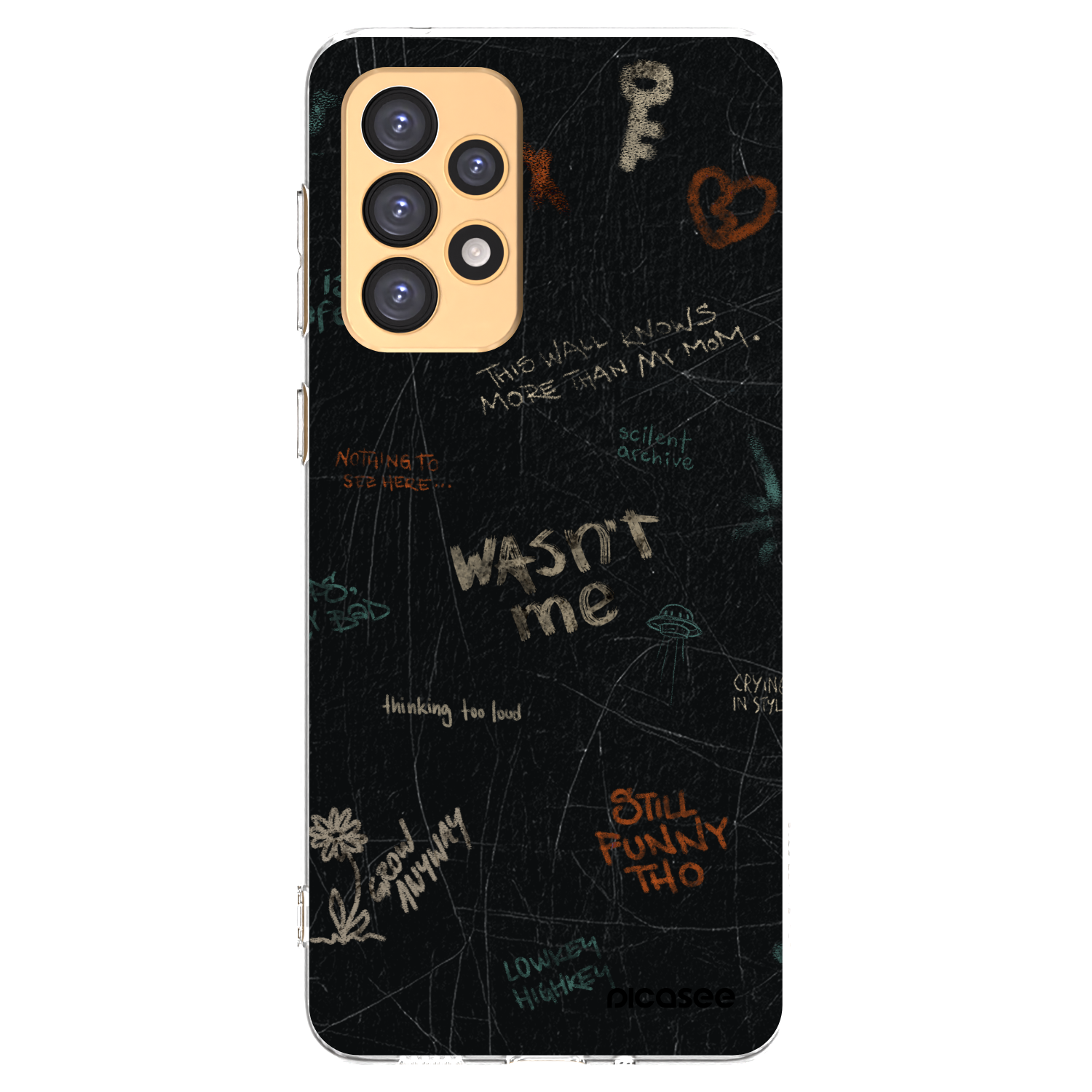 Picasee silikonowe przeźroczyste etui na Samsung Galaxy A33 5G A336 - CONFESSION