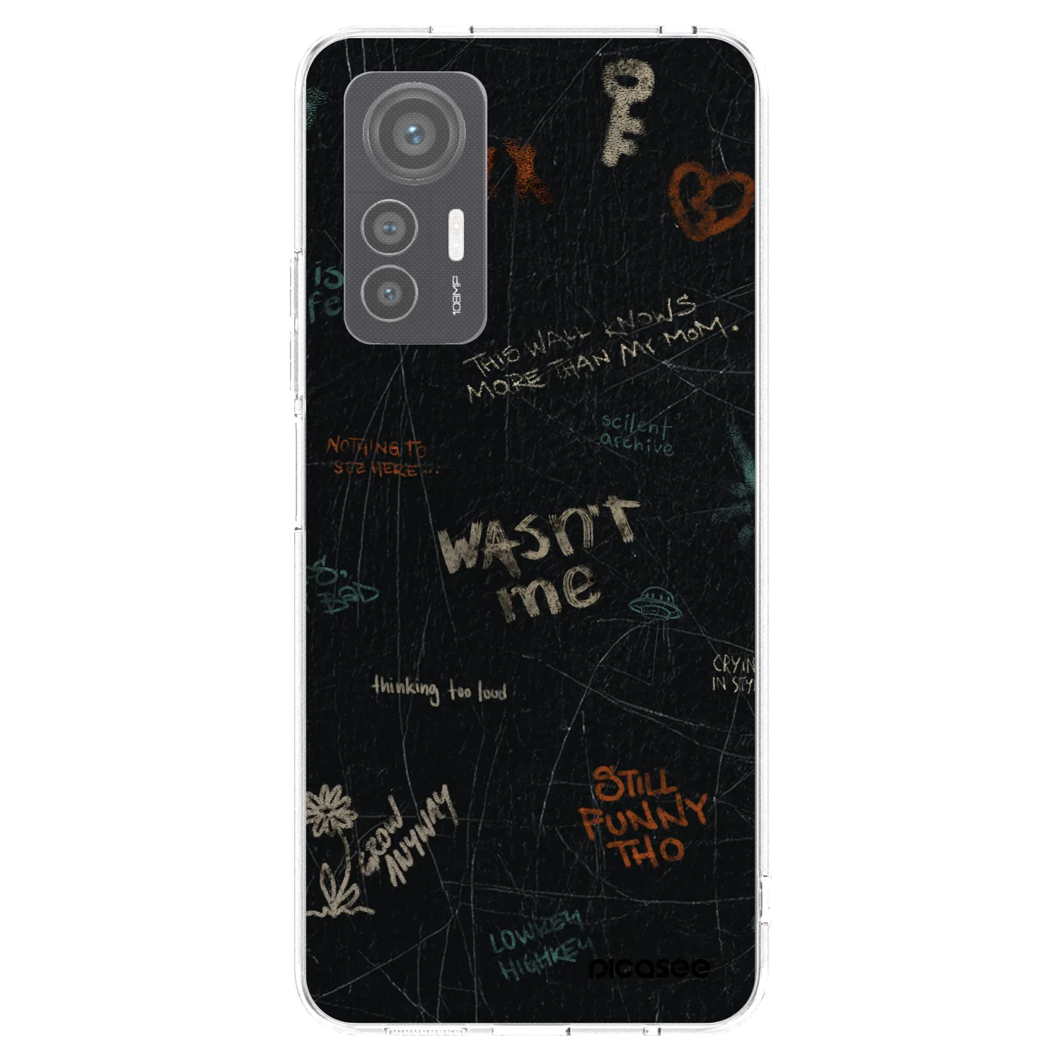 Picasee silikonowe przeźroczyste etui na Xiaomi 12 Lite - CONFESSION