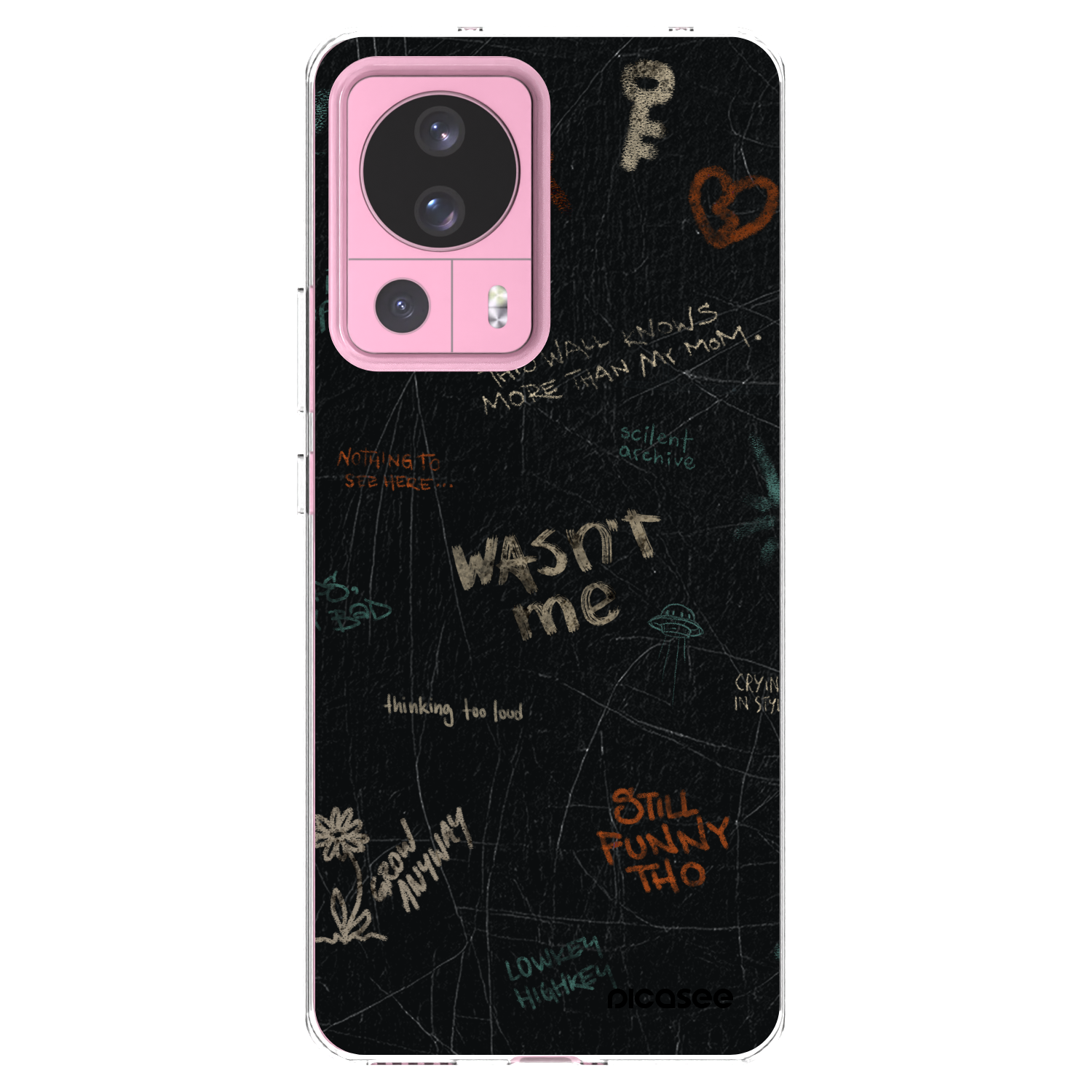 Picasee silikonowe przeźroczyste etui na Xiaomi 13 Lite - CONFESSION