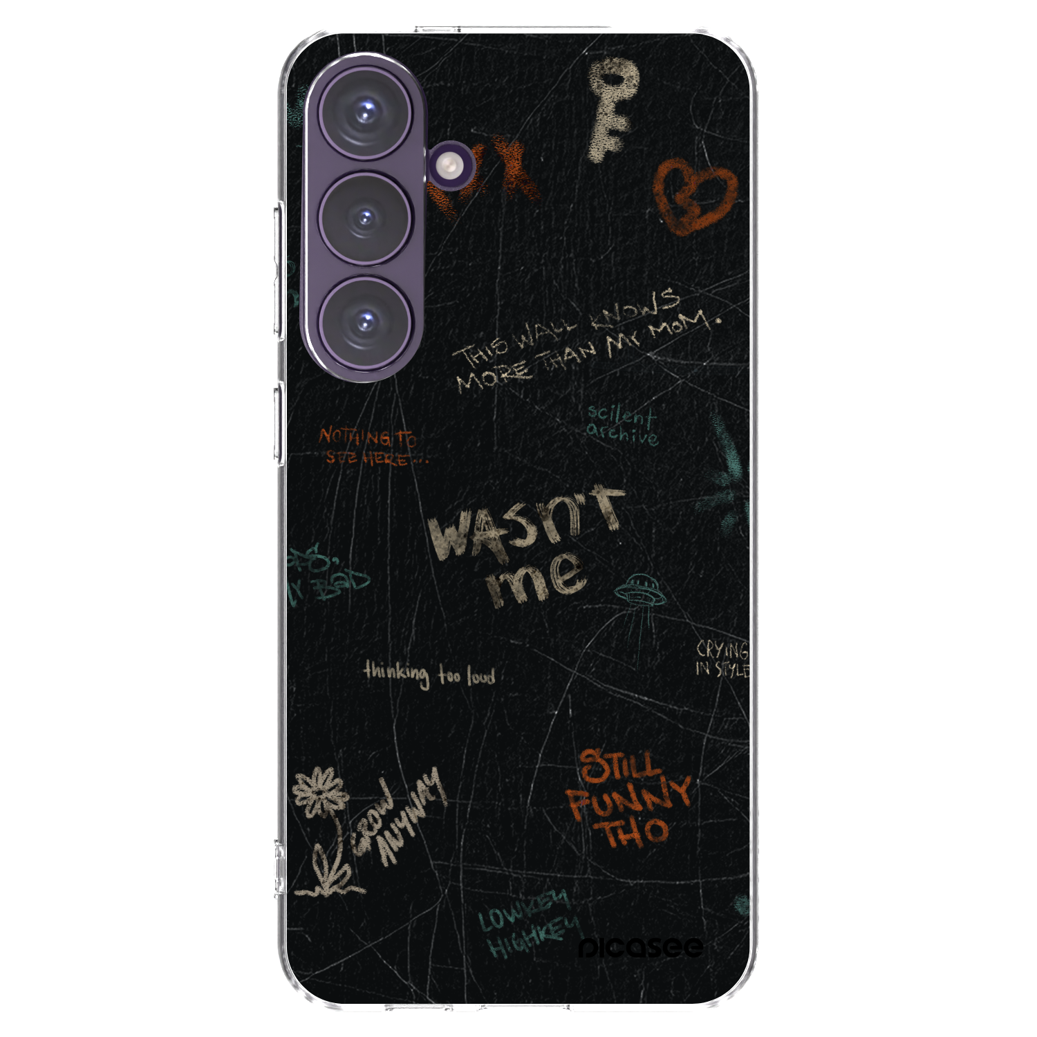 Picasee silikonowe przeźroczyste etui na Samsung Galaxy S24+ S926B 5G - CONFESSION