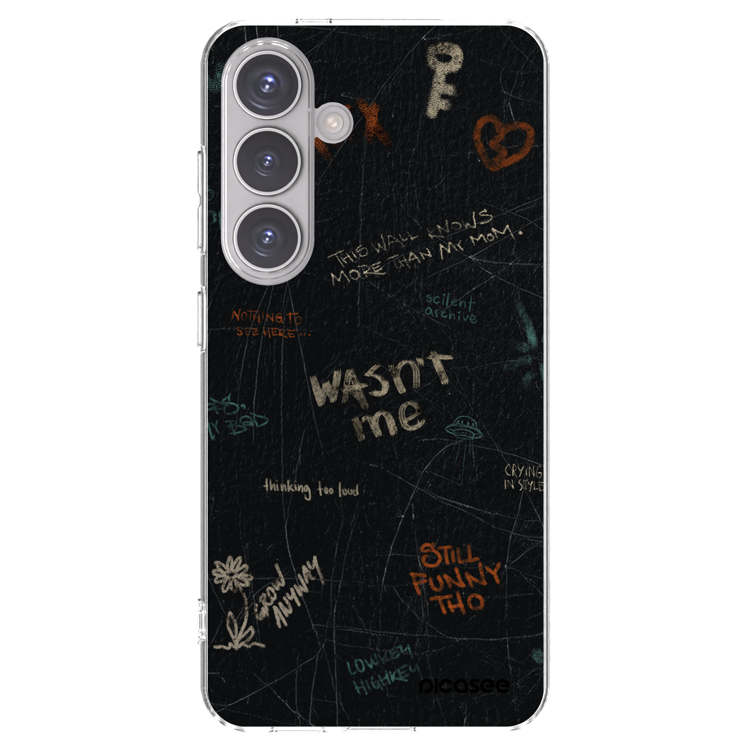 Picasee silikonowe przeźroczyste etui na Samsung Galaxy S24 S921B 5G - CONFESSION