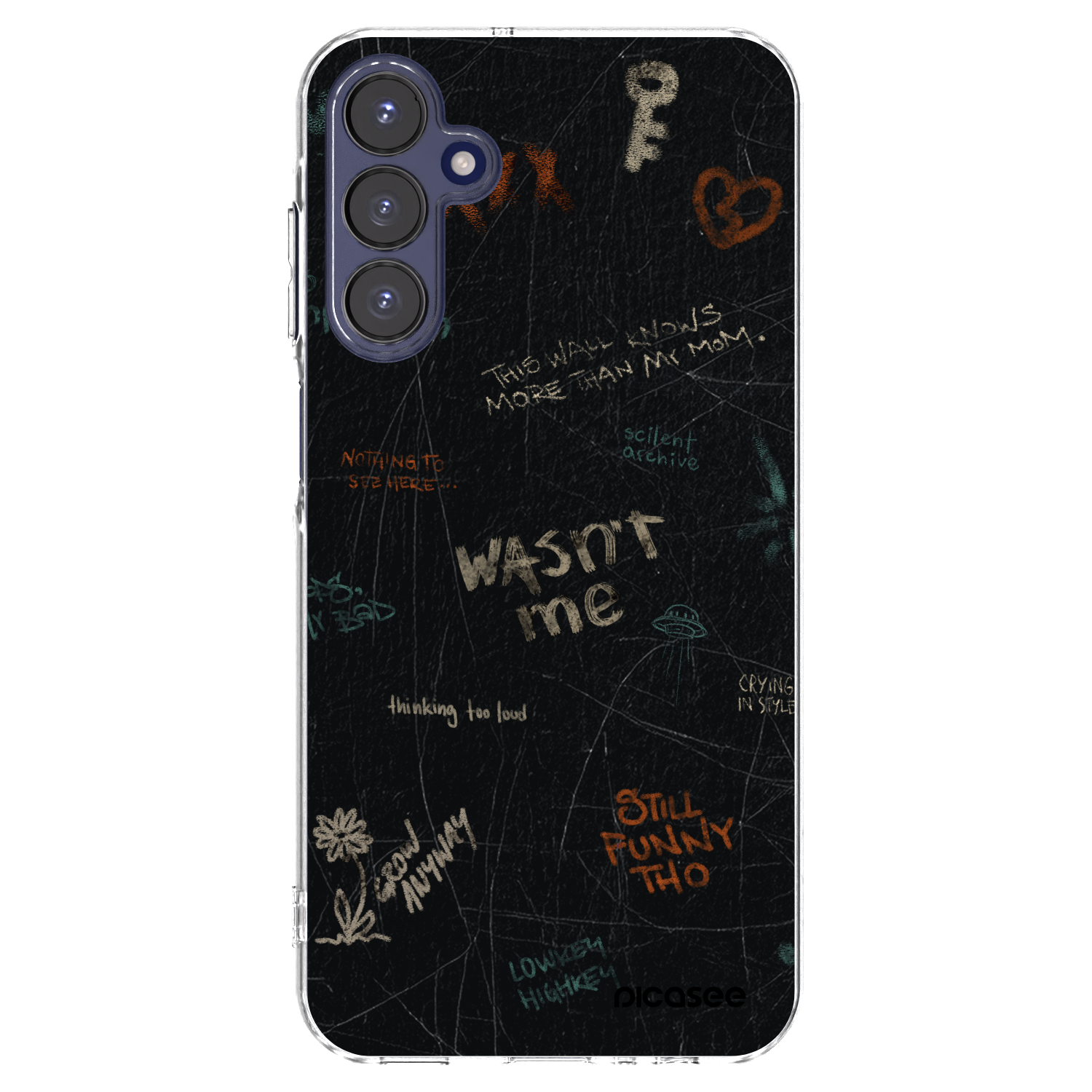 Picasee silikonowe przeźroczyste etui na Samsung Galaxy A15 A155F 4G - CONFESSION